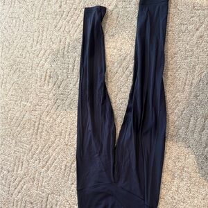 Arie, Navy  High-Waist Leggings